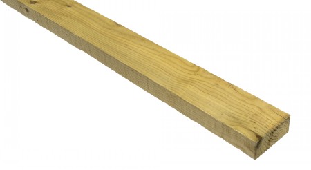 2.4m x 100 x 38 Rail Treated